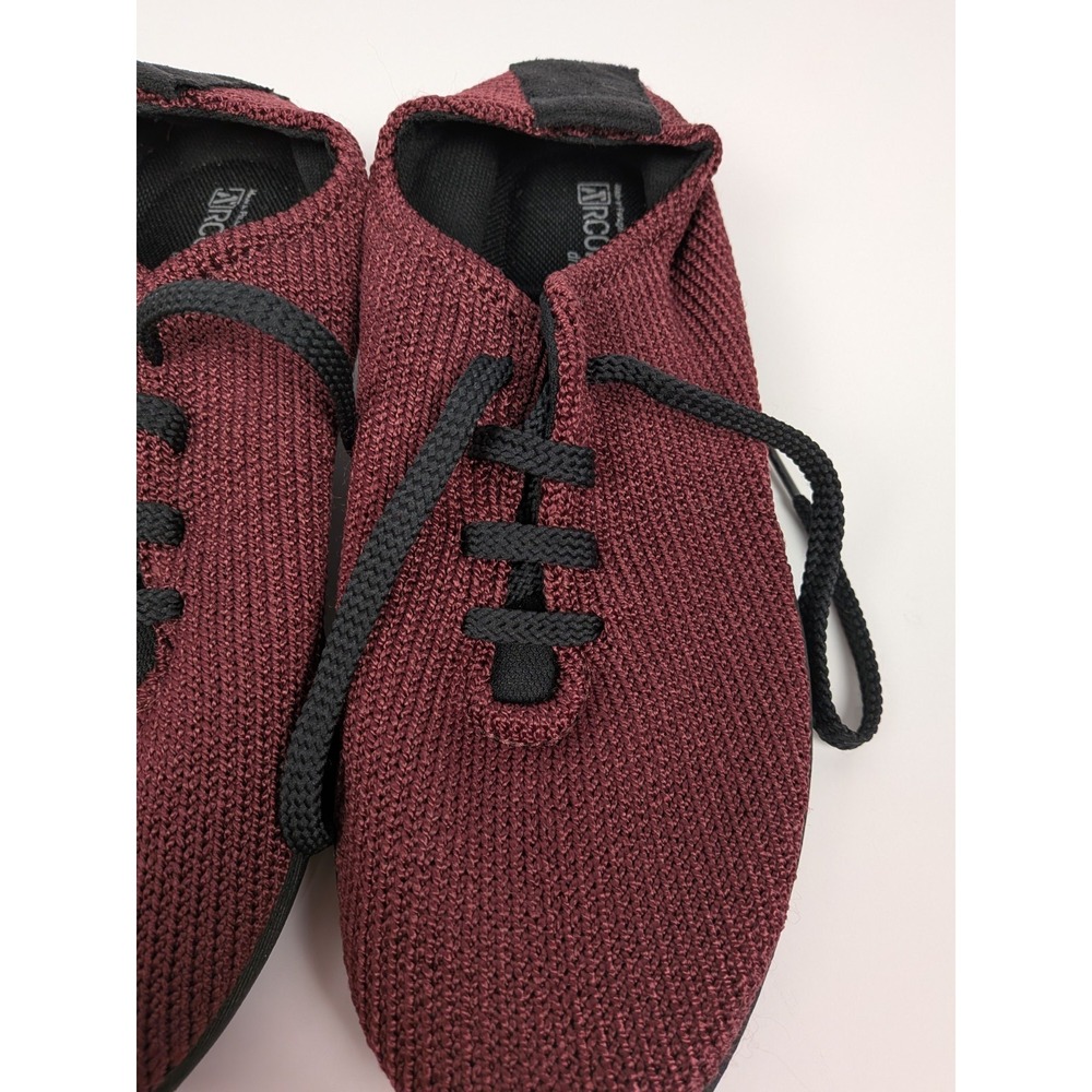 NEW Arcopedico Knitted Women's Ls Bordeaux Red Size 38(EU) 7.5 US - Picture 4 of 11